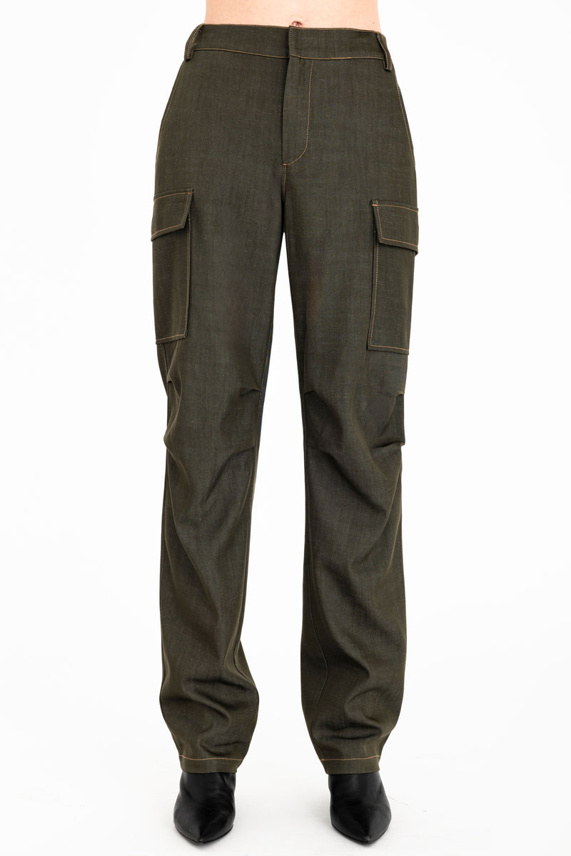 Eco Twill Denim Cargo Pant - CAMDEN Pant General Orient