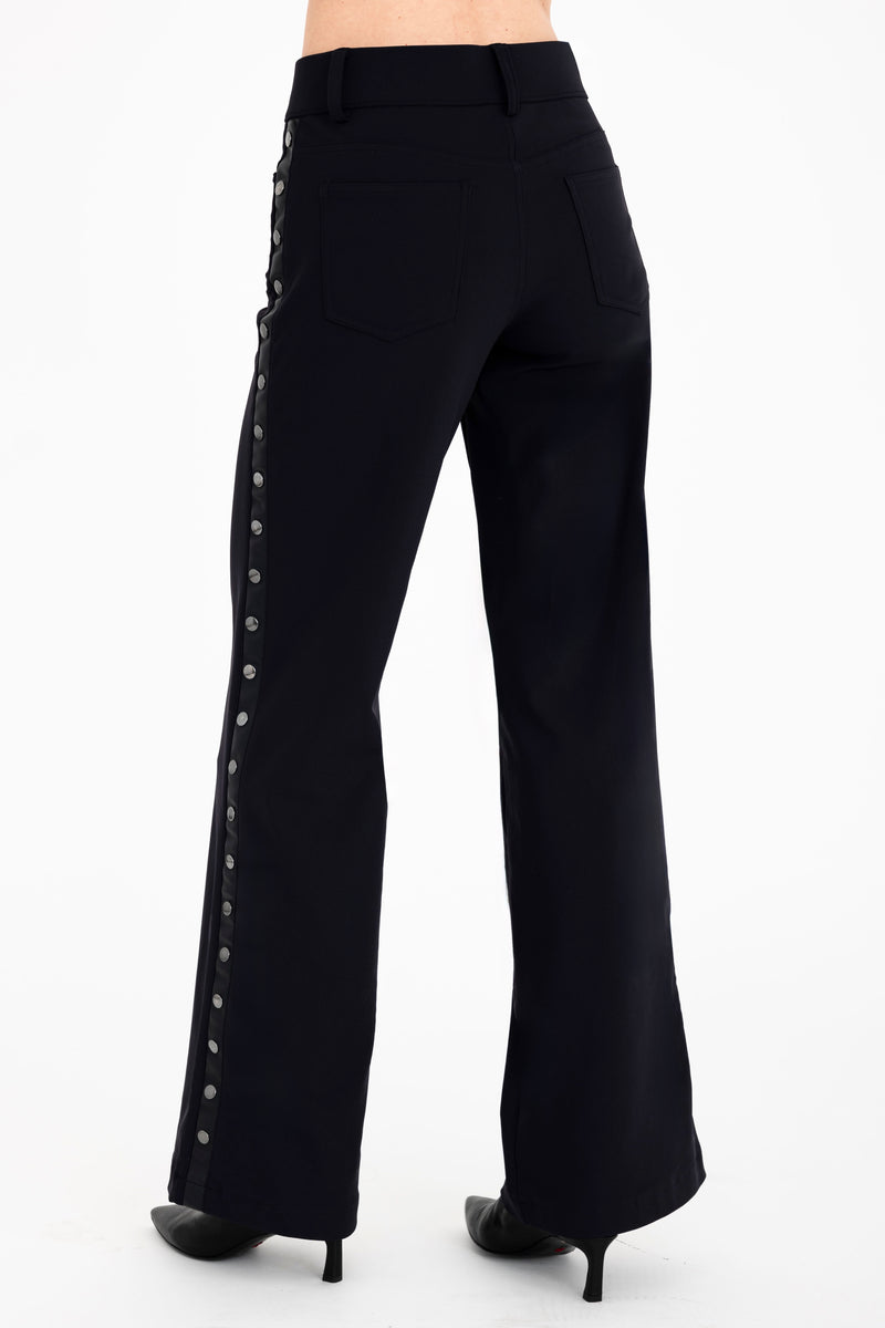 Tech Stretch Jean Wide Leg Pant with Studs - CAMPBELL Pant STYLEM