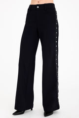 Tech Stretch Jean Wide Leg Pant with Studs - CAMPBELL Pant STYLEM