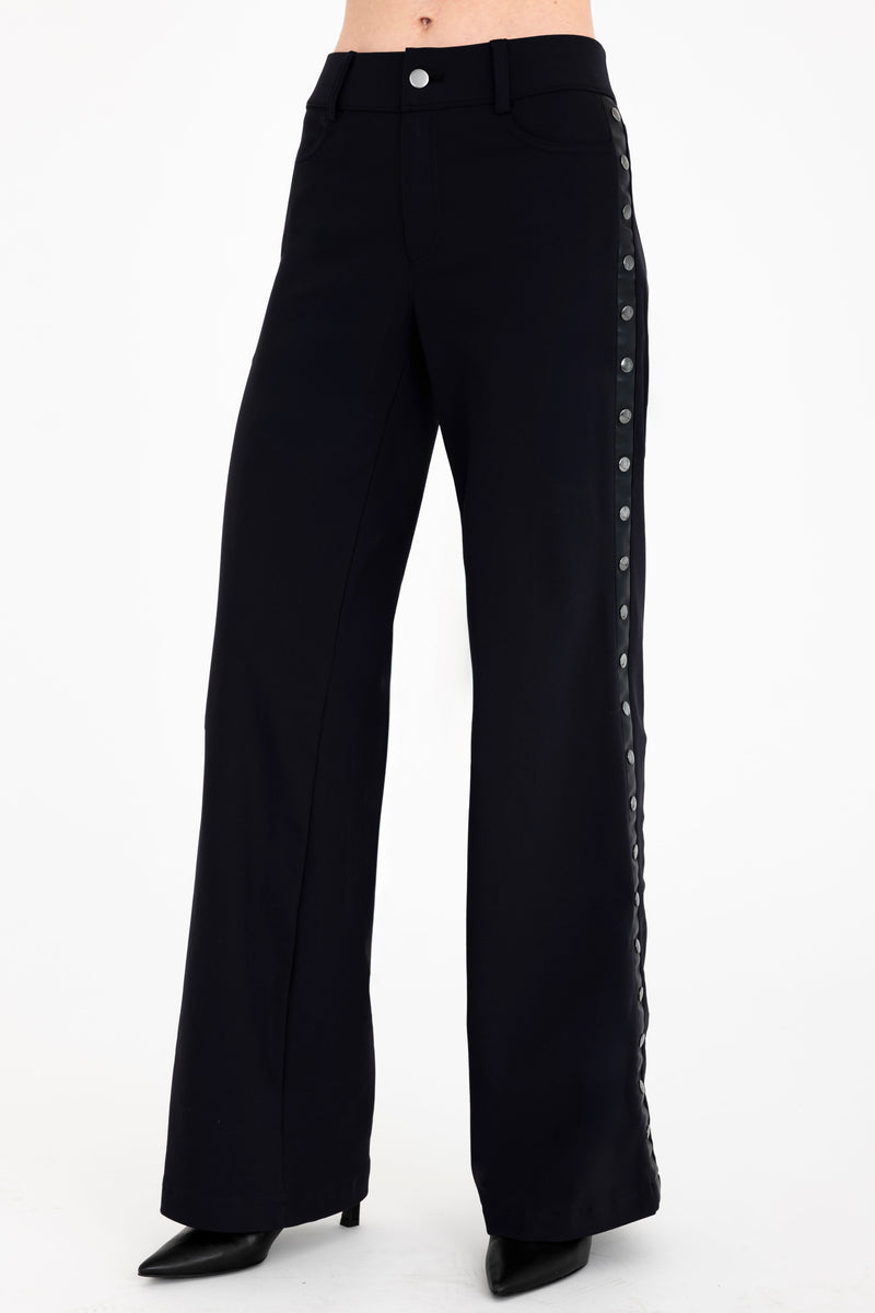Tech Stretch Jean Wide Leg Pant with Studs - CAMPBELL Pant STYLEM
