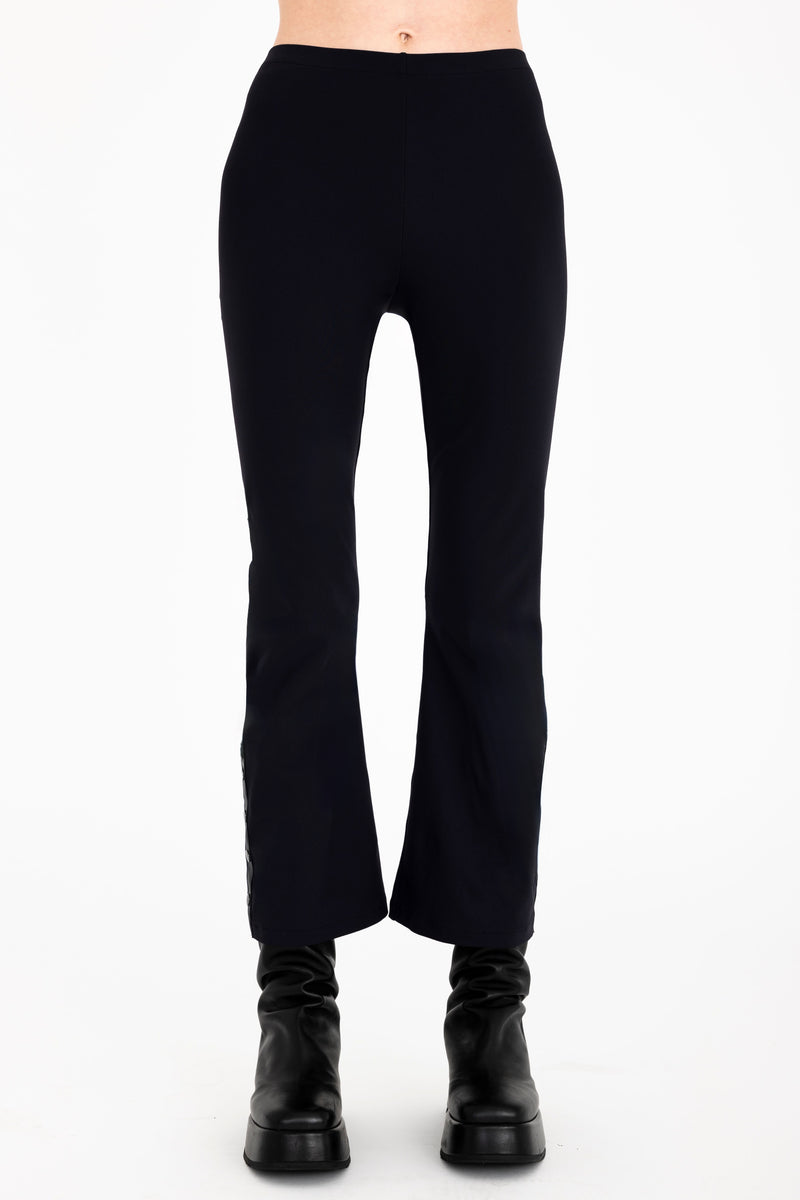 Tech Stretch Cropped Flare Pant with Studs - CICERO Pant STYLEM
