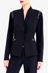 Tech Stretch Short Blazer with Studs - CRUZ Jacket General Orient Night P