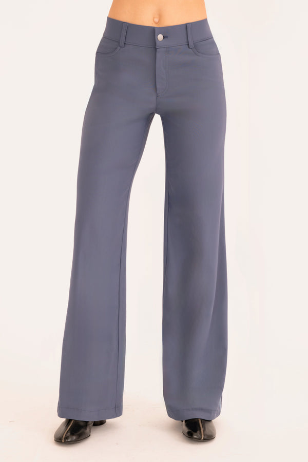 Blue pants on a white background