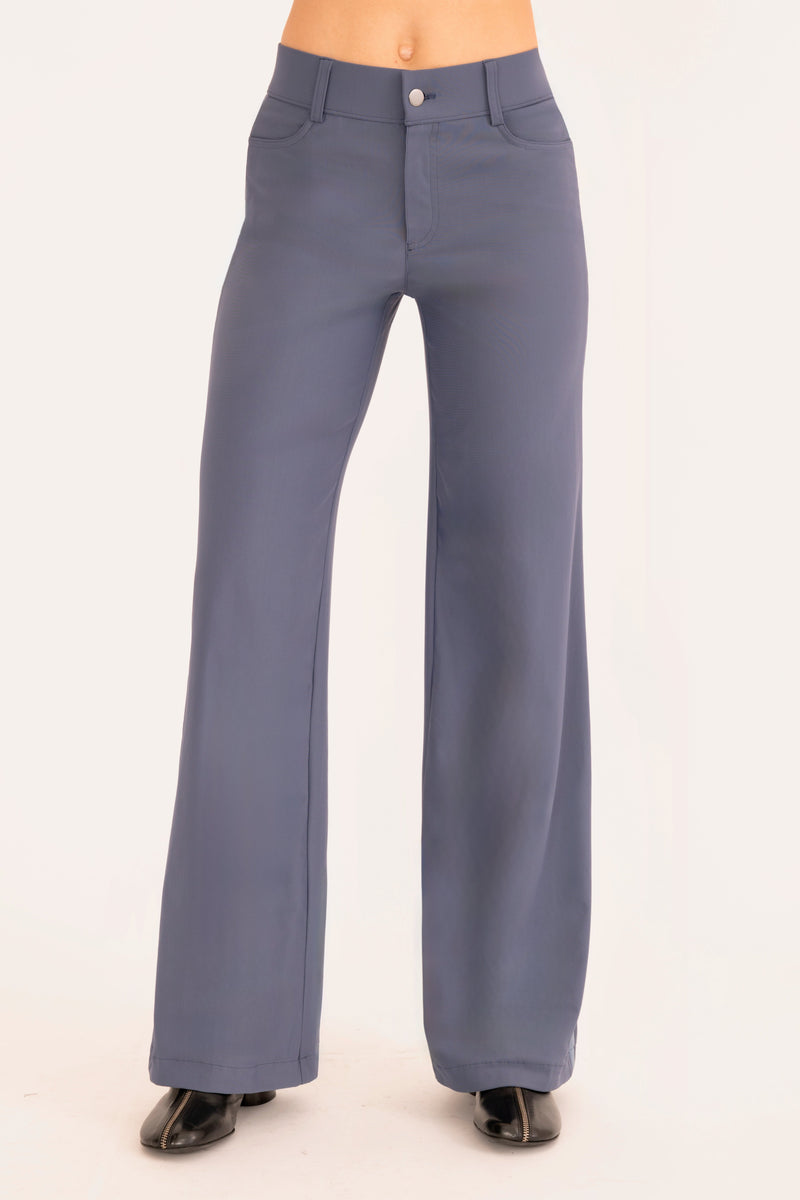 Blue pants on a white background