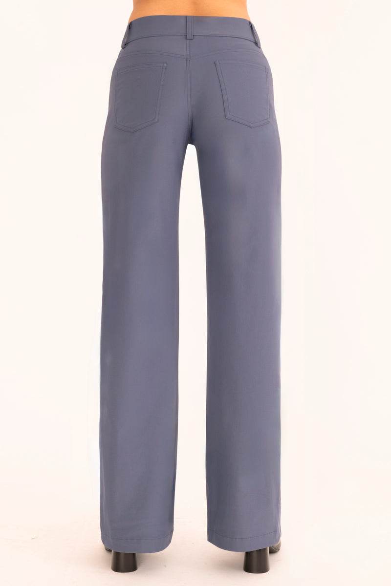 Blue pants on a white background