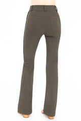 Green pants on a white background