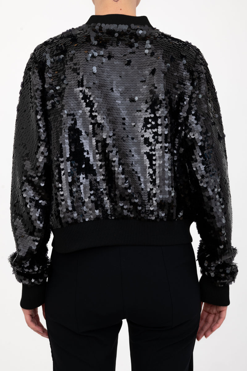 Sequins Bomber Jacket - AMARANTE H24 Jacket GENERAL ORIENT   