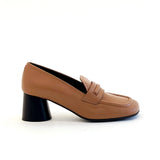 Square Toe Loafer Shoes Halmanera Latte 37 