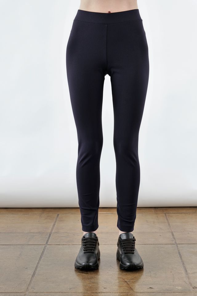 Tech Stretch Slim Legging with Aqua-guard Zip Trim - YUTA Pant STYLEM Aubergine-TS P