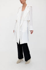 Silk Velvet Trench Coat - ANTONY H24 Coat GENERAL ORIENT   