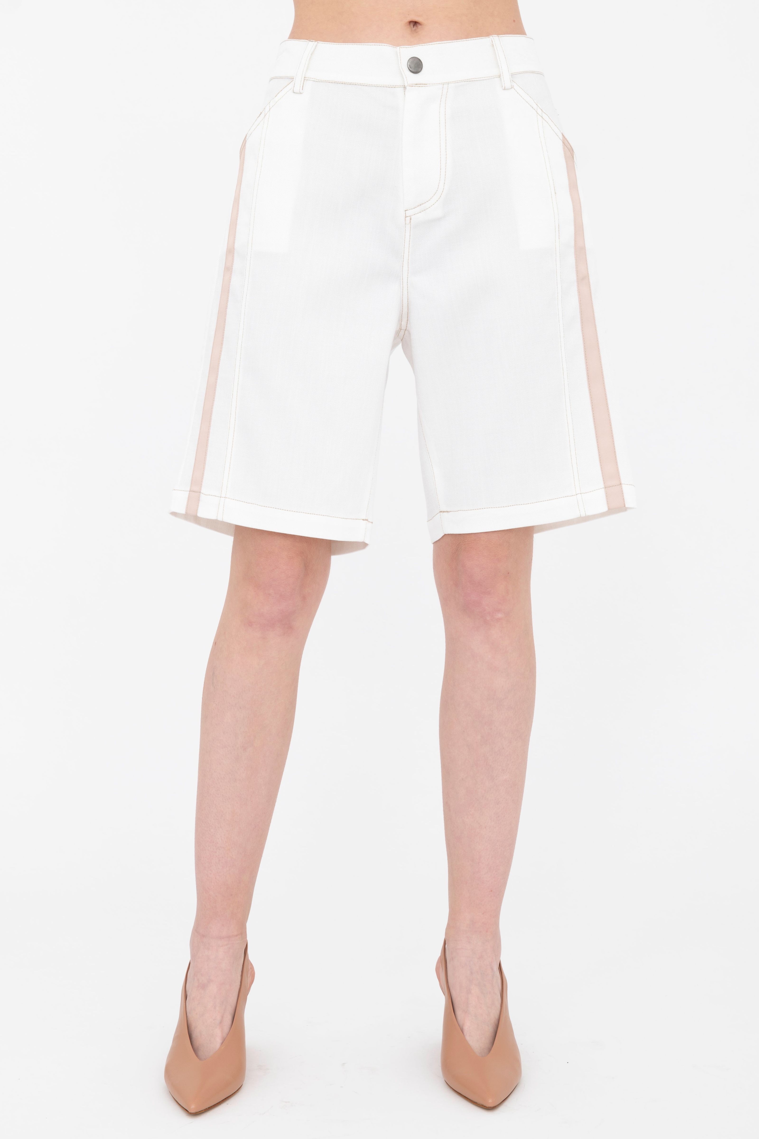 Eco Slub Denim Bermuda Short - BENNETT Pant GENERAL ORIENT