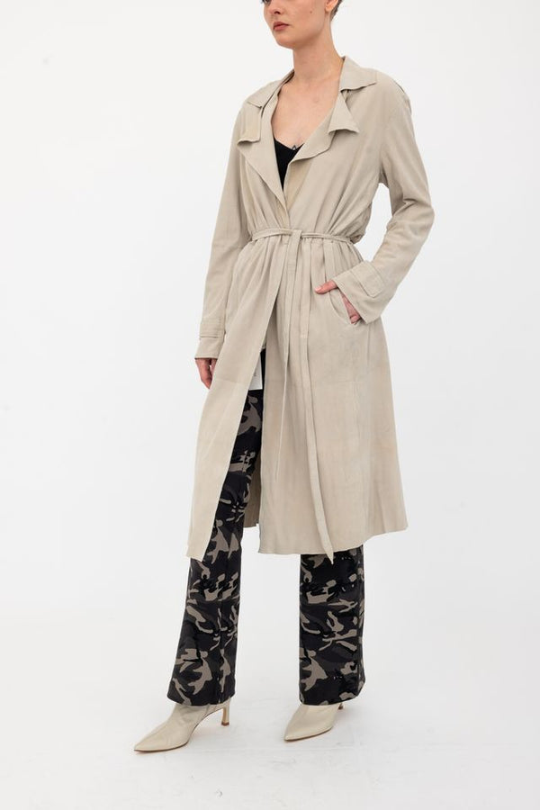 Suede Leather Dust Coat Coat GIMO's   