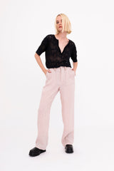 French Linen Relaxed Pants - BARIX Pant GENERAL ORIENT
