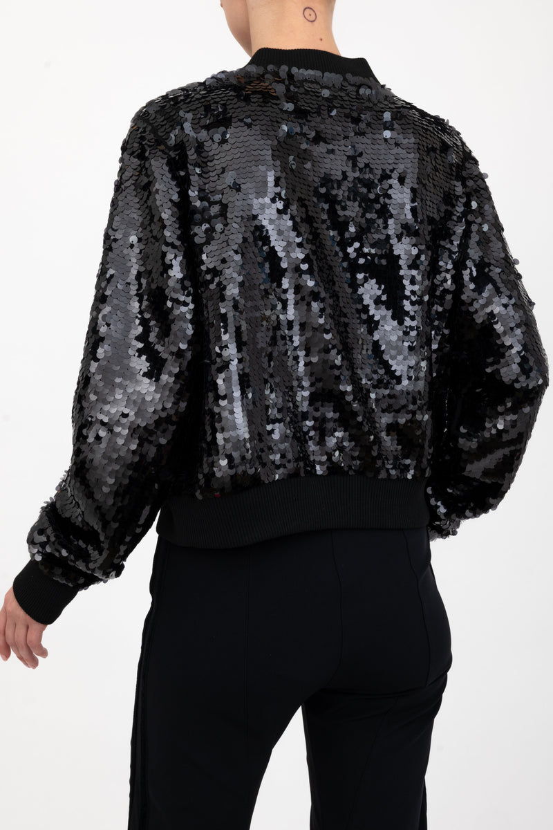 Sequins Bomber Jacket - AMARANTE H24 Jacket GENERAL ORIENT   