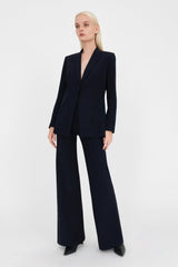 Tech Stretch Shawl Collar Blazer with Utility Pockets - VALBELLA CORE Jacket General Orient