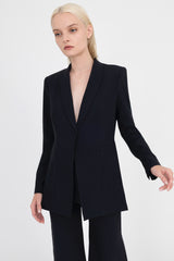 Tech Stretch Shawl Collar Blazer with Utility Pockets - VALBELLA CORE Jacket General Orient