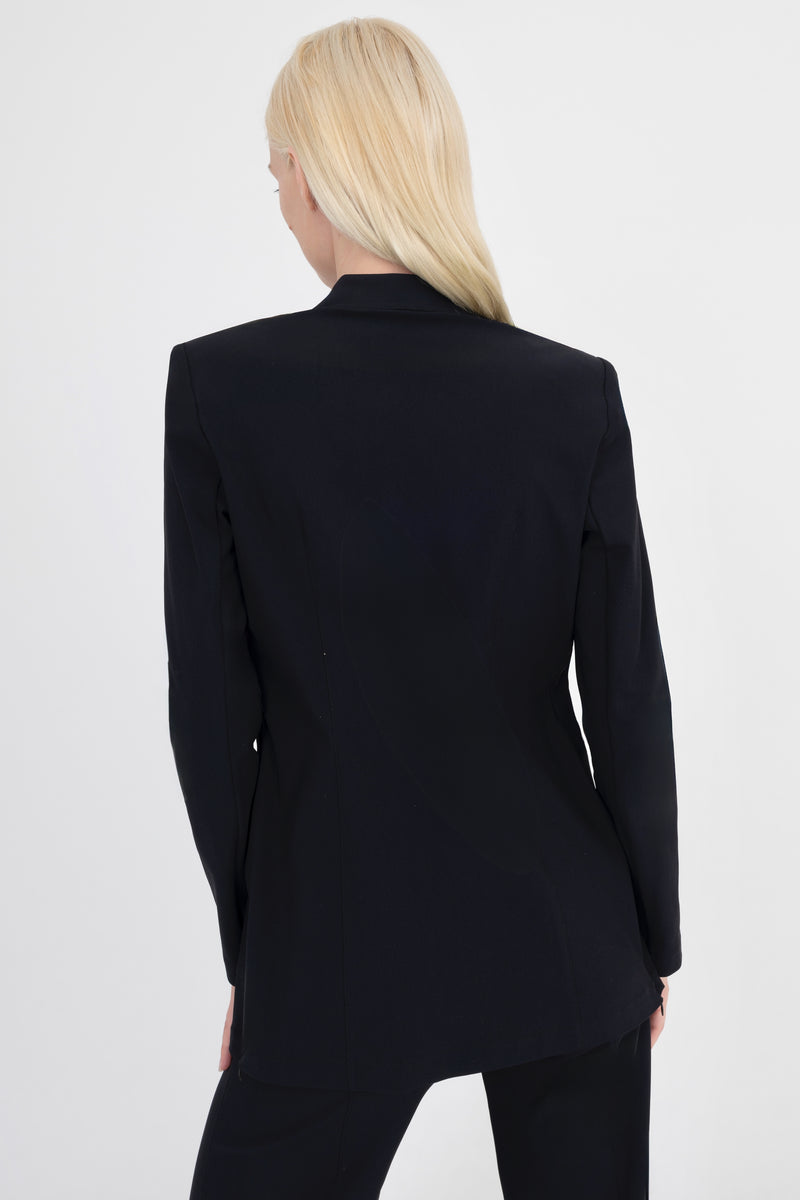 Tech Stretch Shawl Collar Blazer with Utility Pockets - VALBELLA CORE Jacket General Orient