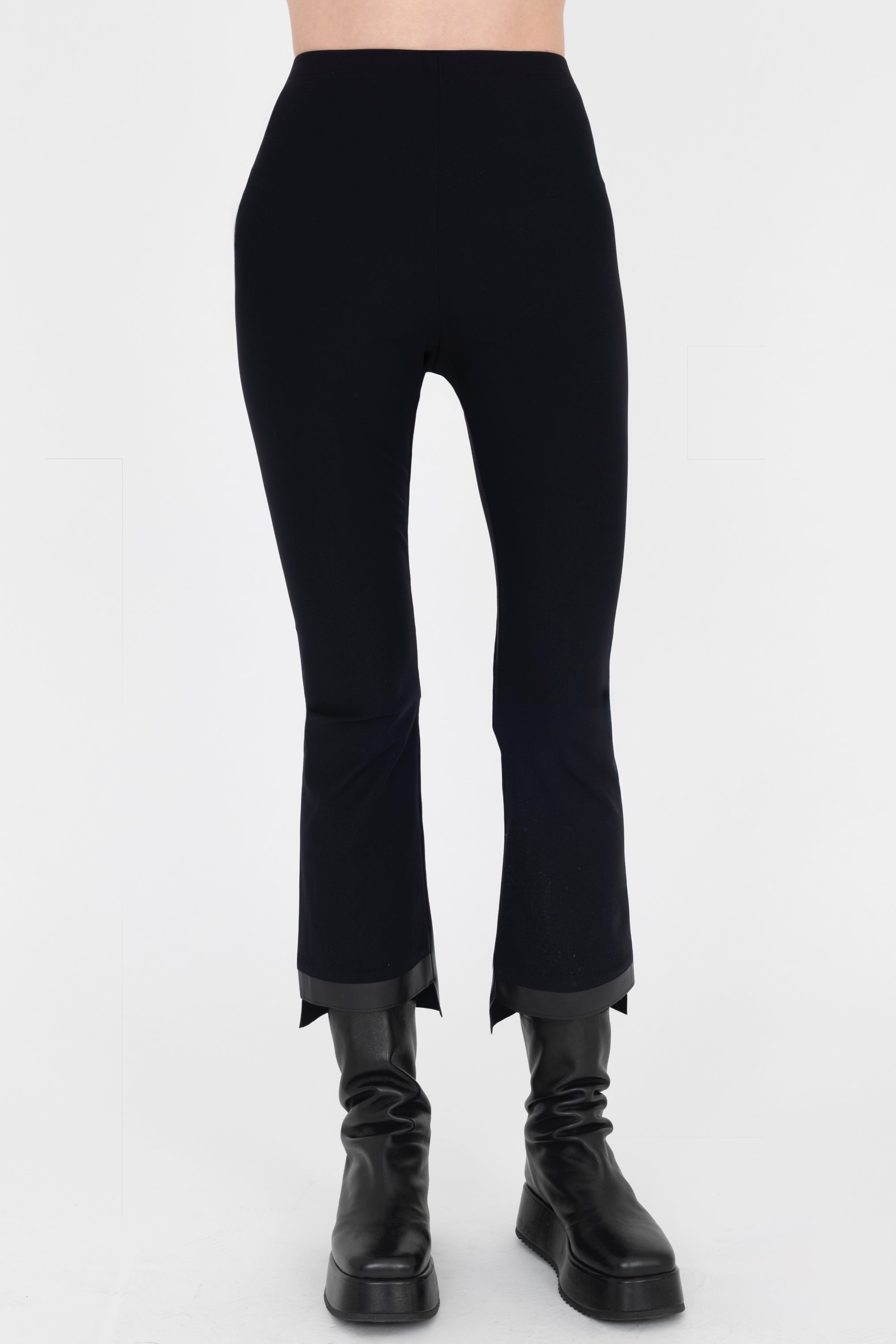 Olga Cropped Flare Tech Stretch Leggings