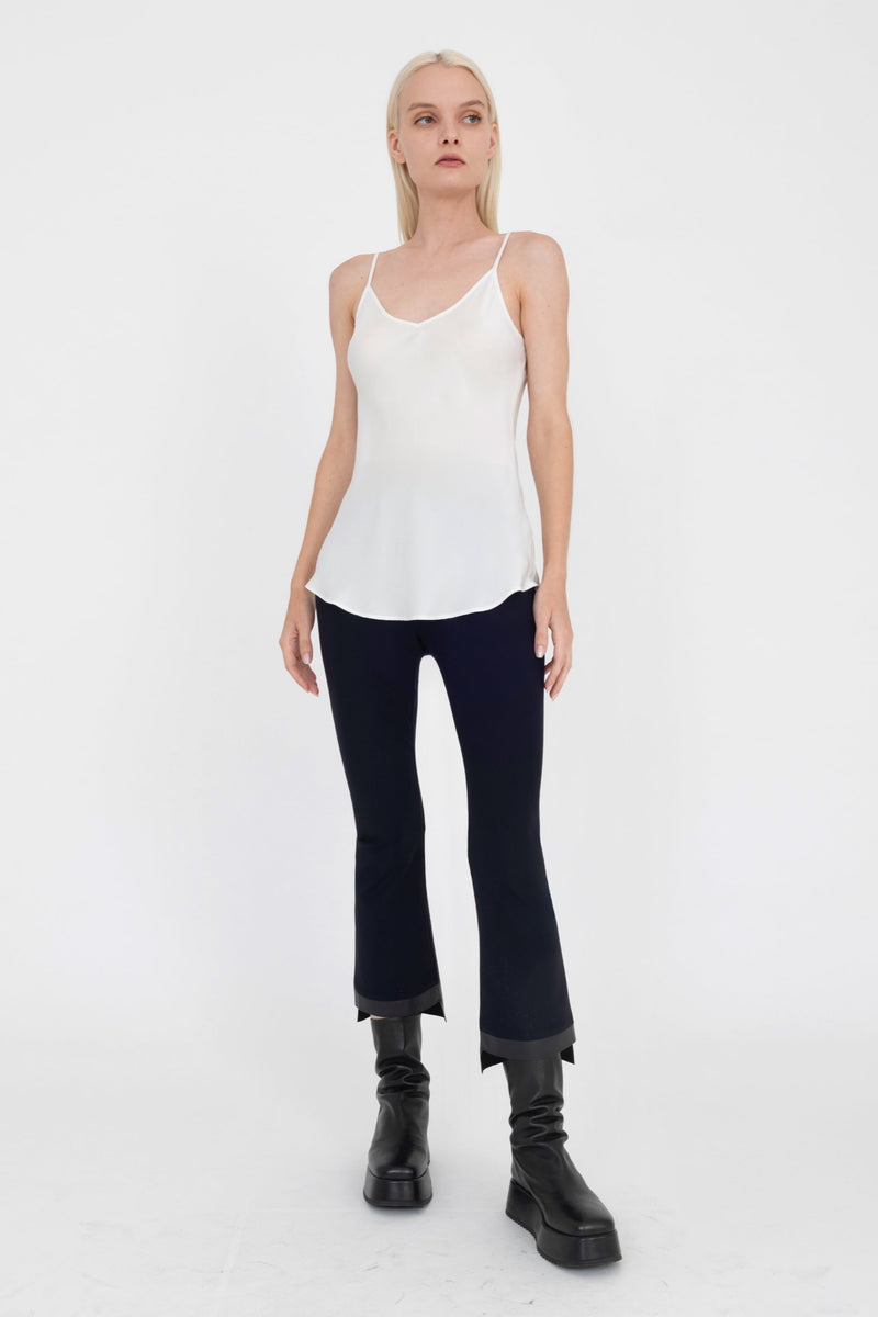 Tech Stretch Step Hem Cropped Flare Legging - OLGA CORE Pant STYLEM