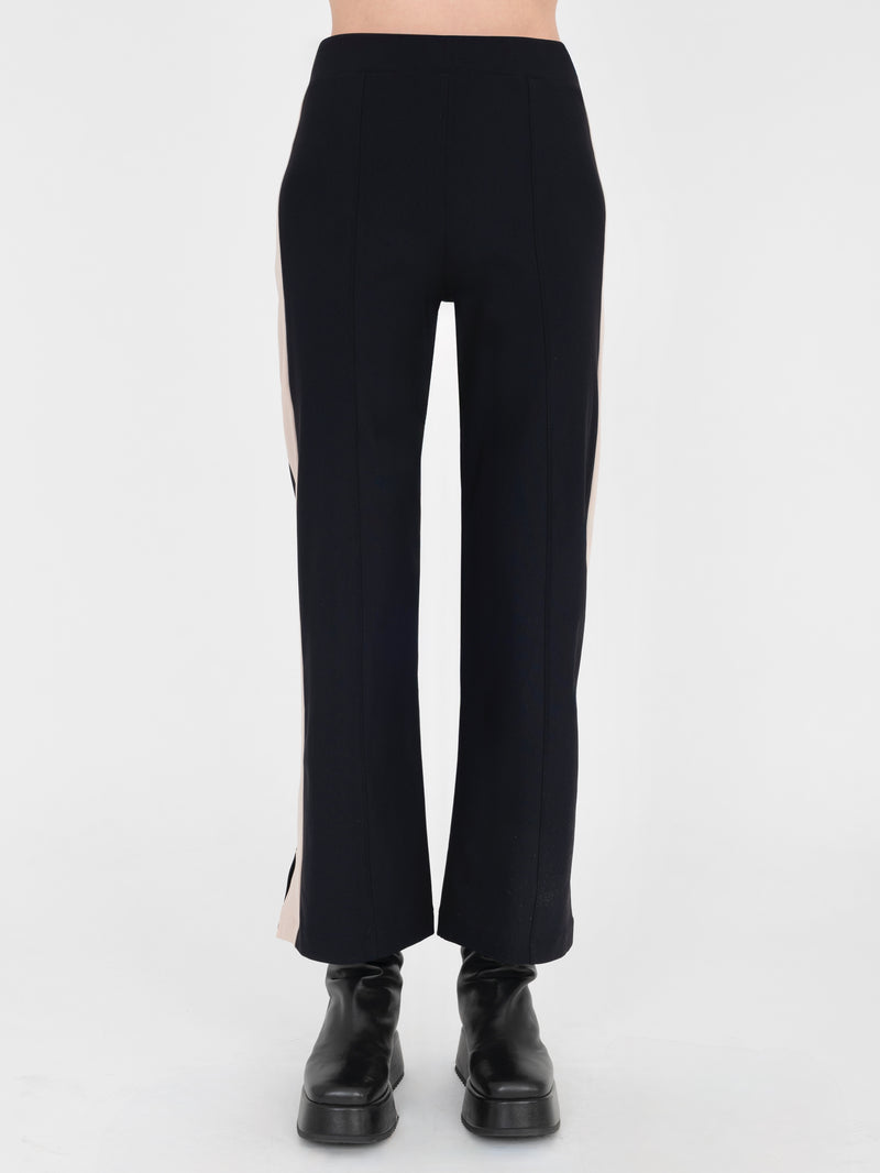 Tech Stretch Cropped Pant with Side Contrast Stripe - BOBBI Pant STYLEM