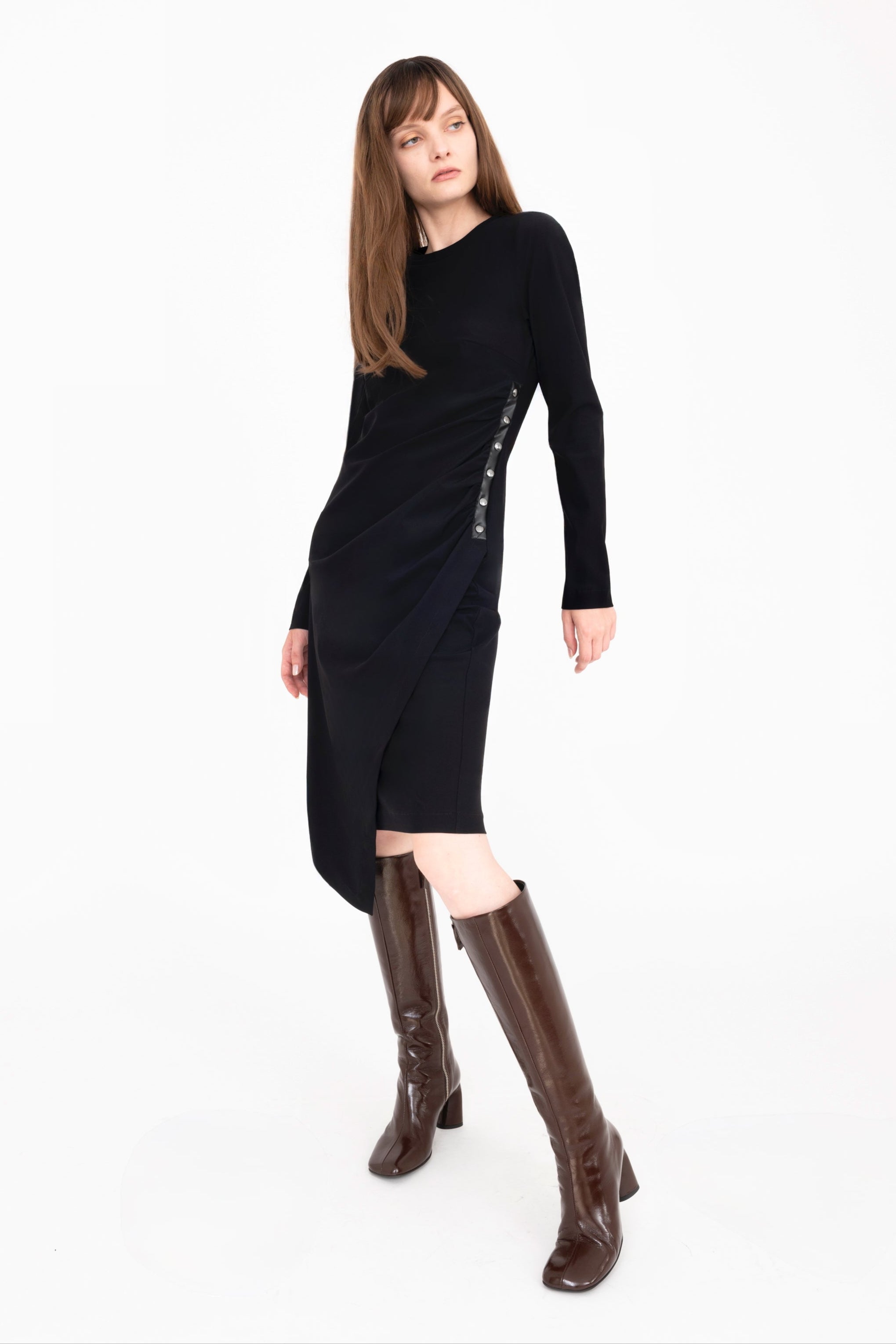 Knee High High Heel Boots - DOTTY42 Shoes Halmanera