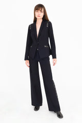 Tech Stretch Short Blazer with Studs - CRUZ Jacket General Orient
