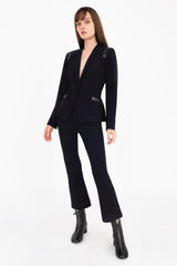 Tech Stretch Cropped Flare Pant with Studs - CICERO Pant STYLEM