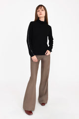 Vegan Leather Wide Pant - WALLIE