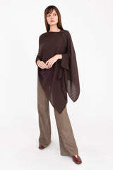 Cotton Sweater Poncho with Zipper - ALASTOR Sweater STYLEM Java OS