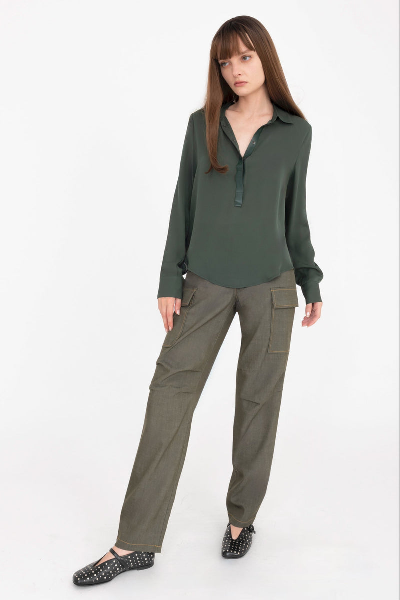 Eco Twill Denim Cargo Pant - CAMDEN Pant General Orient
