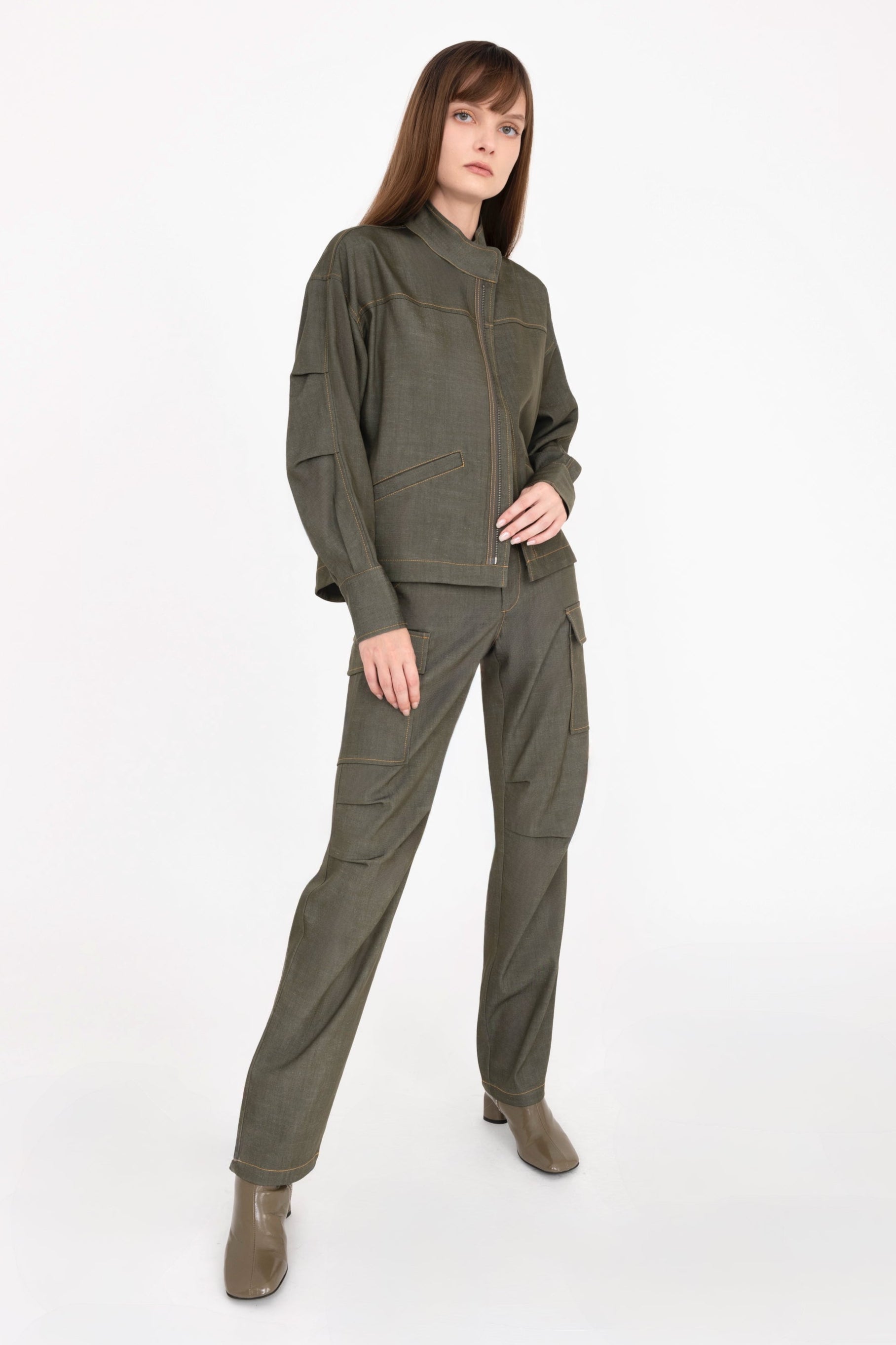 Ankle Mid Heel Boots - DARA16 Shoes Halmanera