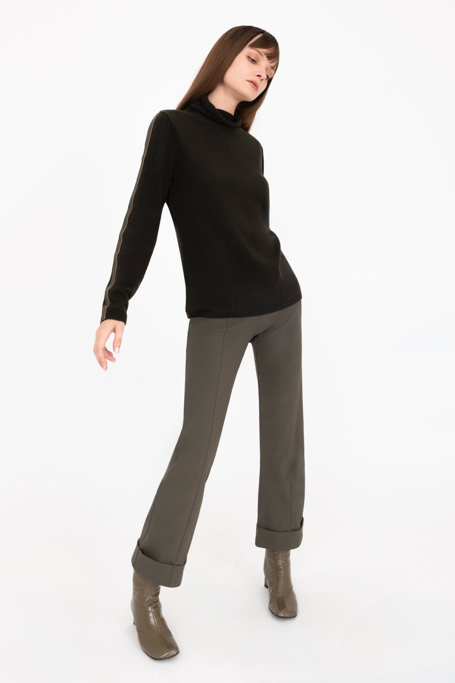 Ankle Mid Heel Boots - DARA16 Shoes Halmanera