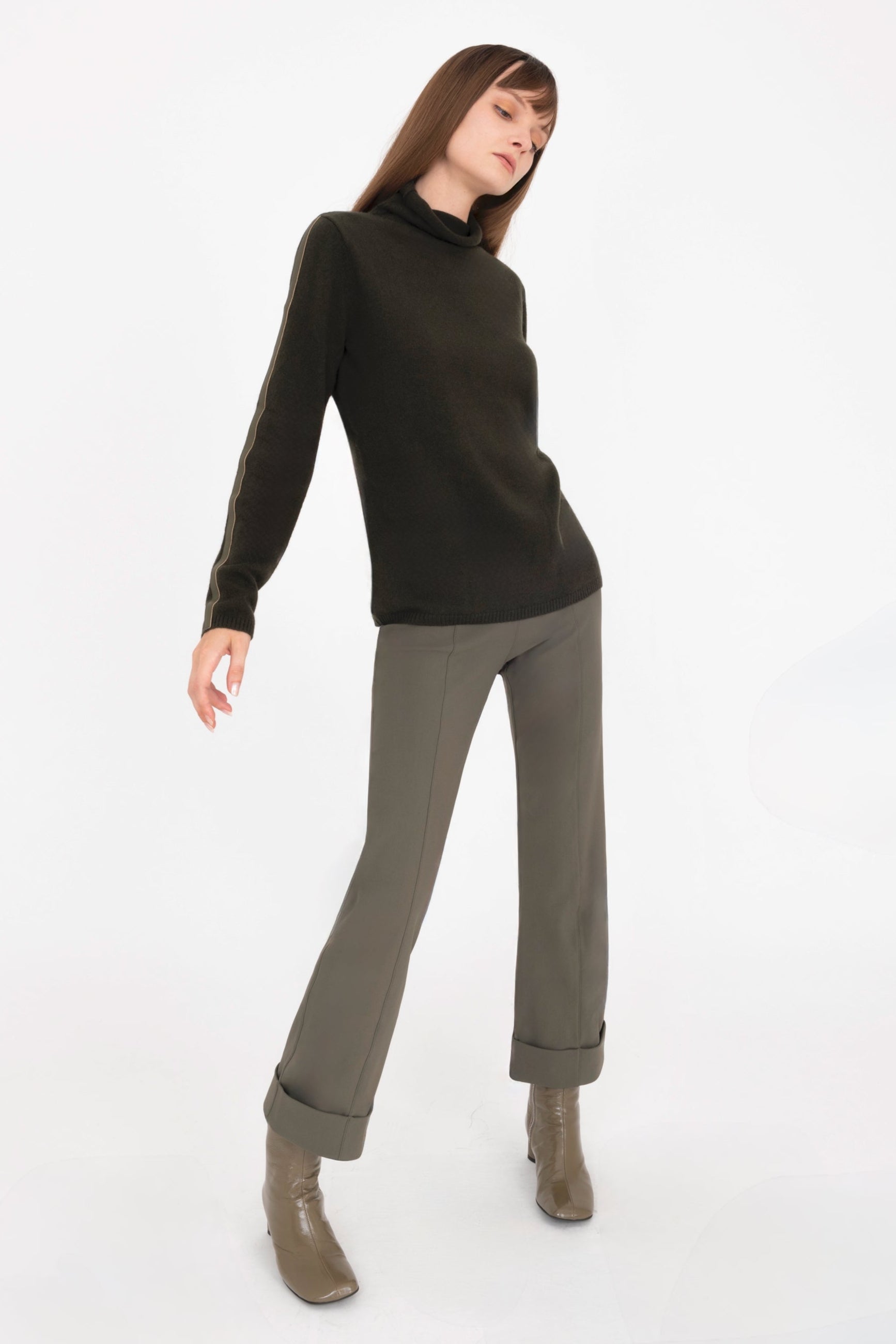 Tech Stretch Cropped Cuffed Pant - VERDELL Pant STYLEM