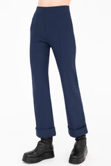 Tech Stretch Cuffed Crop Pant - VERDELL Pant STYLEM Indigo P