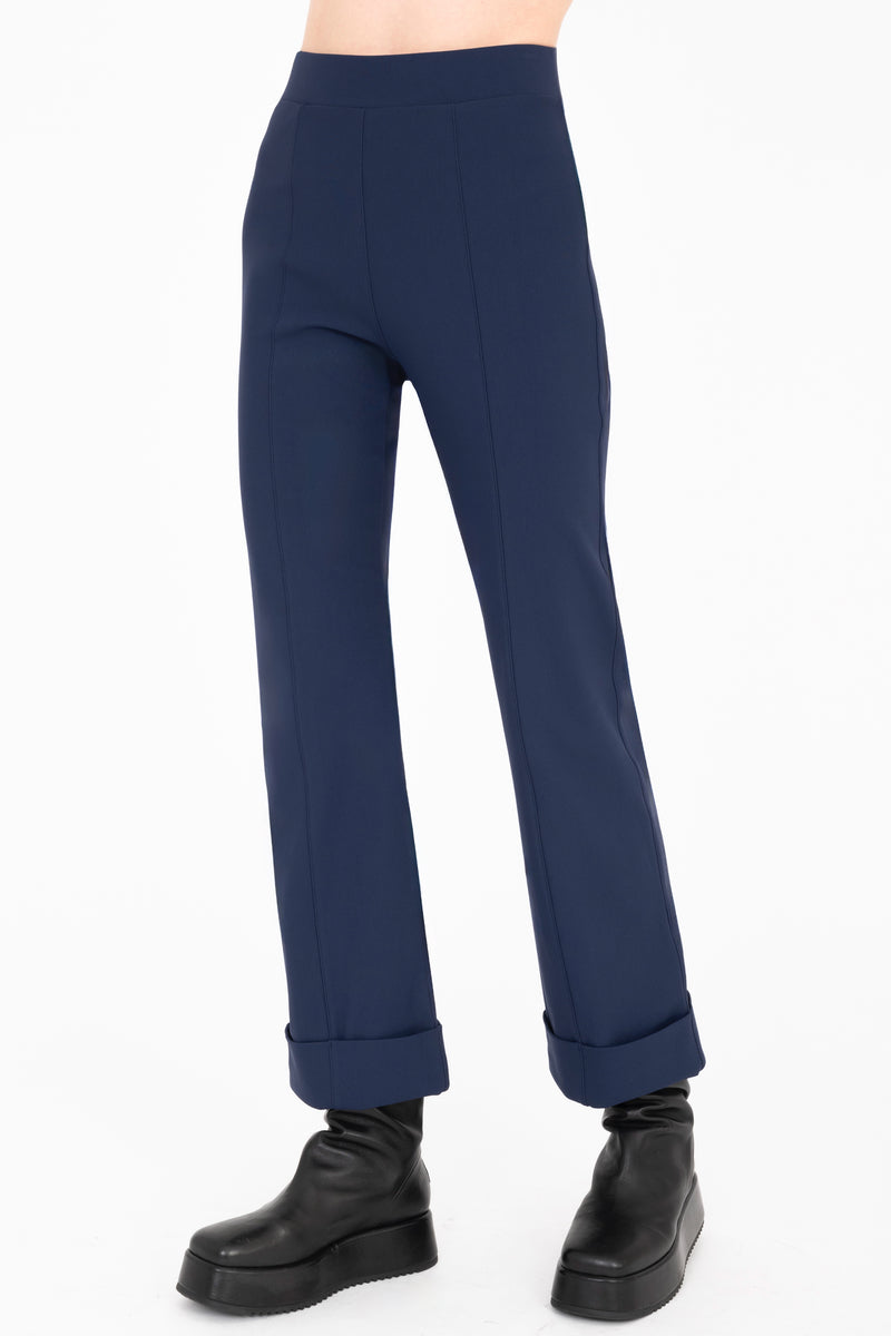 Tech Stretch Cuffed Crop Pant - VERDELL Pant STYLEM Indigo P