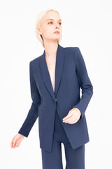 Tech Stretch Shawl Collar Blazer with Utility Pockets - VALBELLA Jacket STYLEM