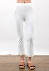 Tech Stretch Step Hem Cropped Flare Legging - OLGA CORE Pant STYLEM