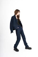 Eco Twill Denim Zip Up Jacket - CLARIKA Jacket General Orient