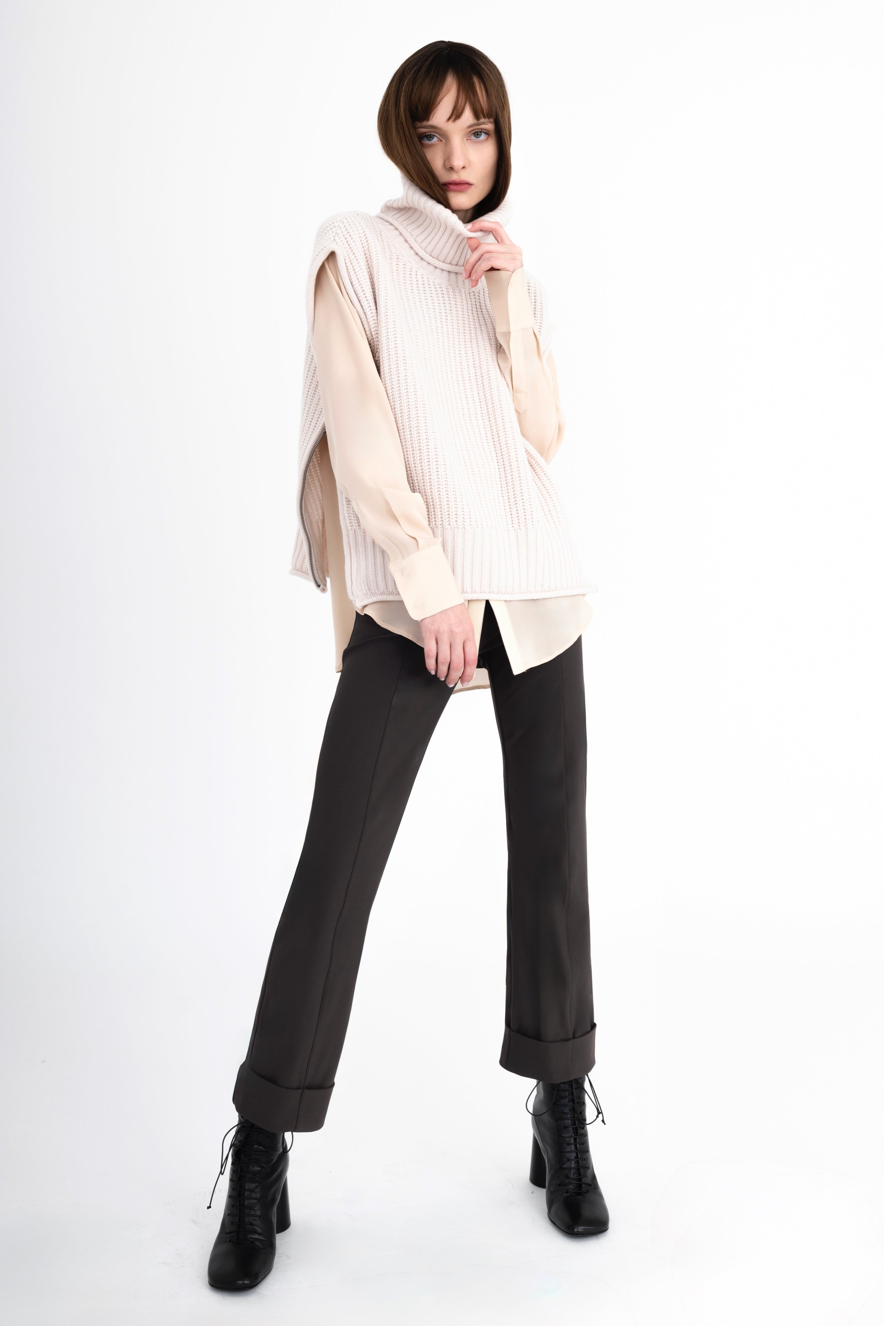 Tech Stretch Cropped Cuffed Pant - VERDELL Pant STYLEM