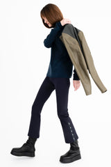 Tech Stretch Cropped Flare Pant with Studs - CICERO Pant STYLEM