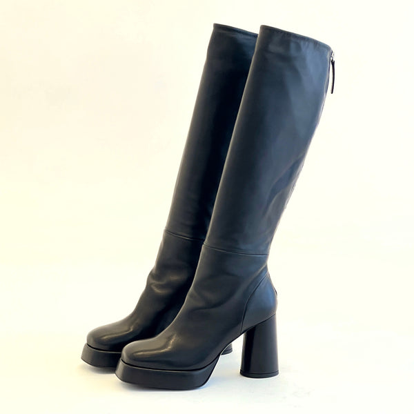 Platform Knee High Boots Shoes Halmanera   