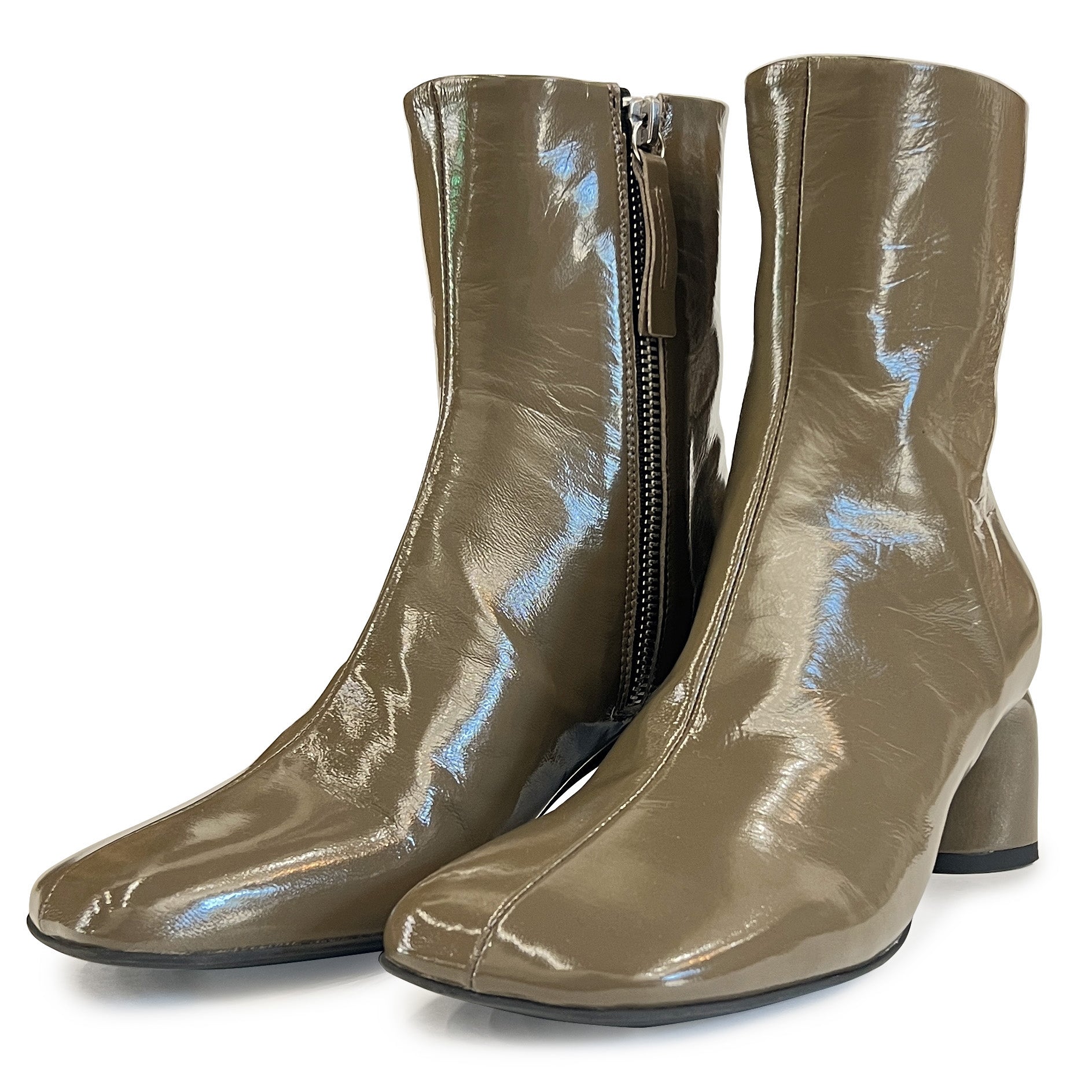 Ankle Mid Heel Boots - DARA16 Shoes Halmanera