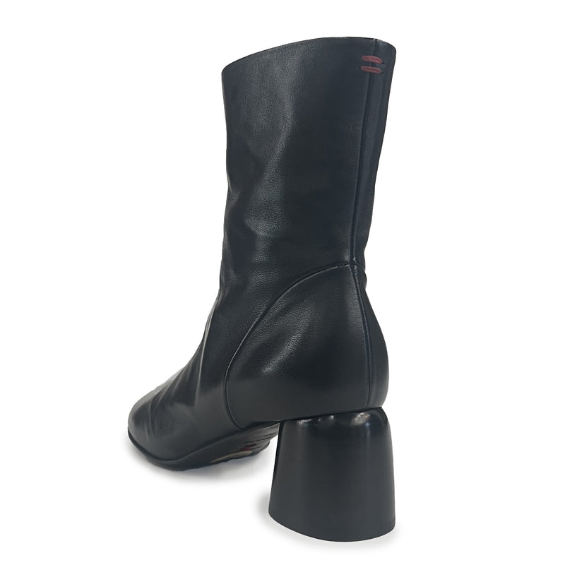 Front Zip Ankle Boots - ANNA17 Shoes Halmanera