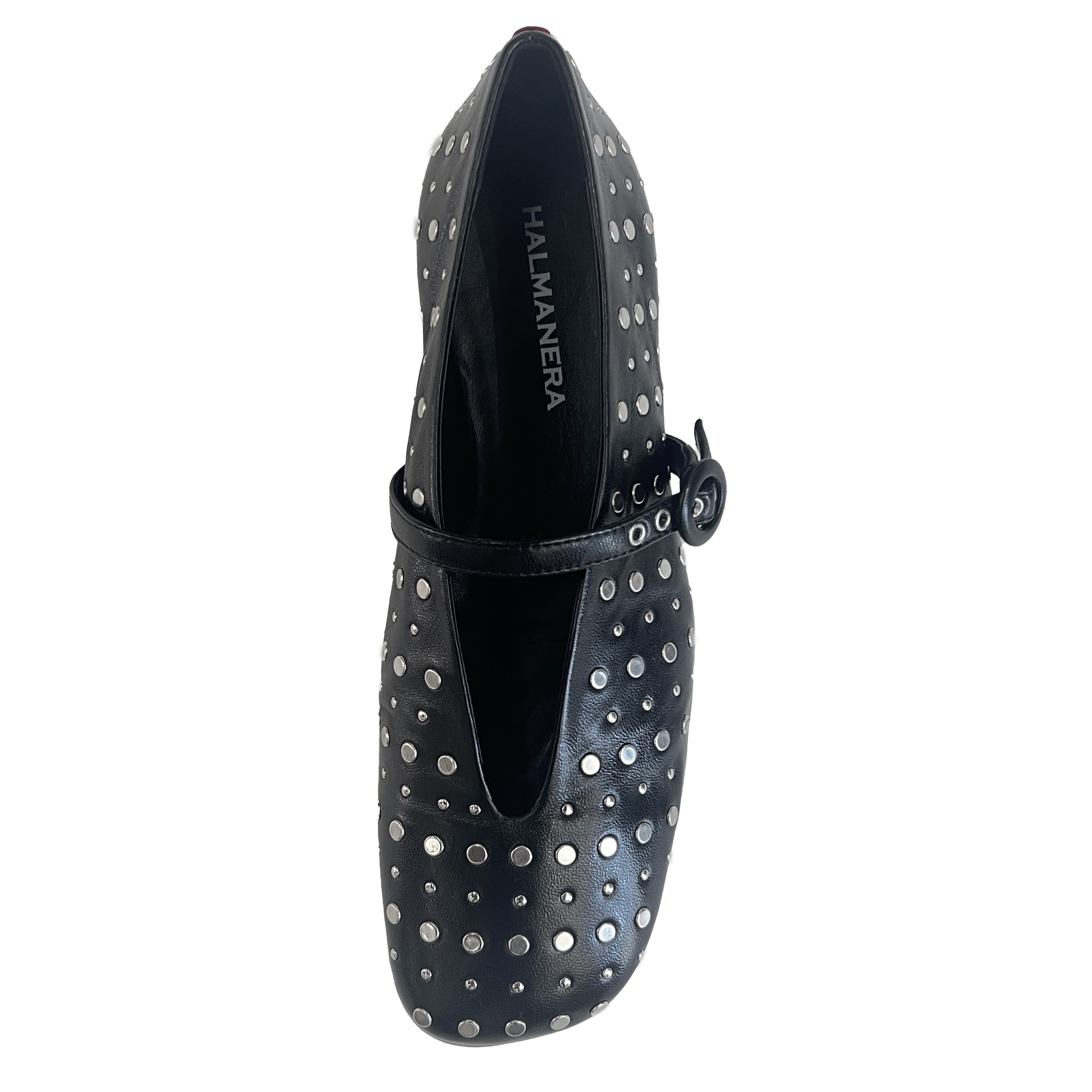 Studded Mary Jane Flats - XENA09 Shoes Halmanera