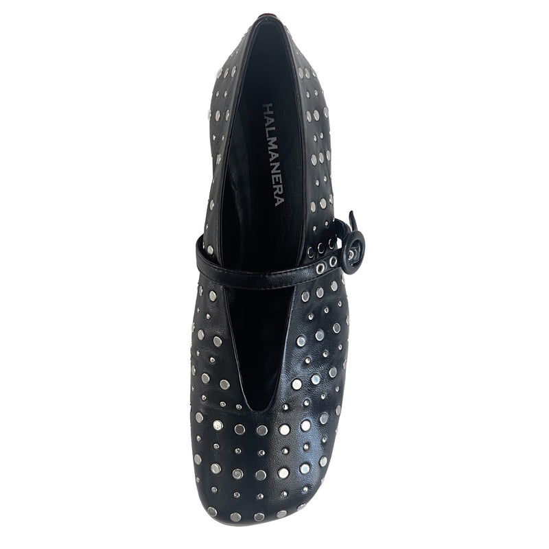 Studs Mary Jane Flats - XENA09 Shoes Halmanera