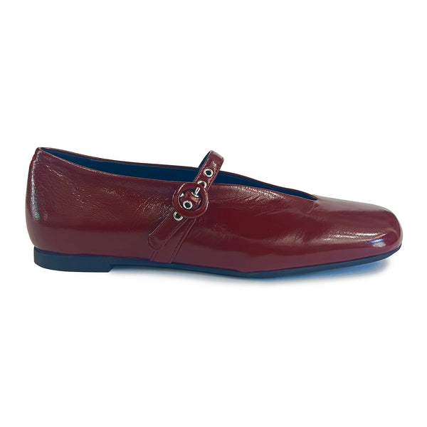Mary Jane Flats - XENA03 Shoes Halmanera Mogano 36