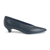 Pointy Toe Kitten Heel Pumps - FOSCA01 Shoes Halmanera Black 36