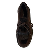 Calf Hair Lace Up Loafer with E.V.A. Sole