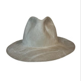 Waxed Lapin Felt Fedora Hat - HAILEY Hat Reinhard Plank Beige Waxed Lapin OS