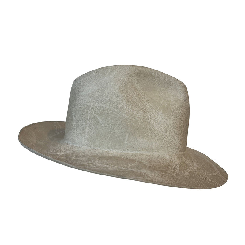 Waxed Lapin Felt Fedora Hat - HAILEY Hat Reinhard Plank